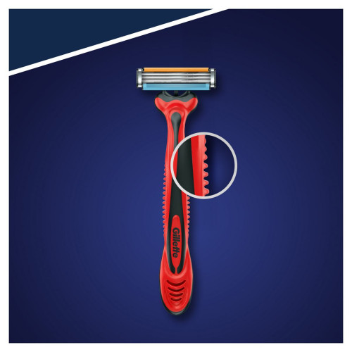 Станки для гоління Gillette одноразові Blue 3 Red 4+2 шт