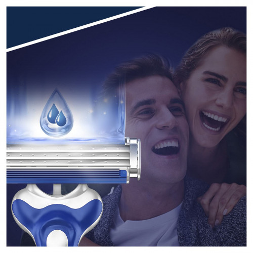 Станки для гоління Gillette одноразові Blue 3 Comfort 6+2 шт