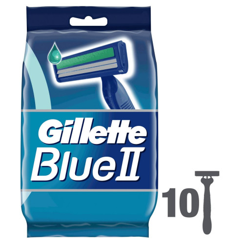Станки для бритья Gillette одноразовые Blue ІІ 10 шт
