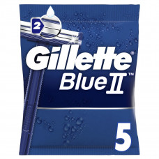 Станки для гоління Gillette одноразові Blue ІІ 5 шт