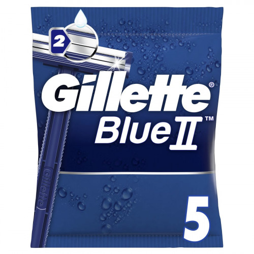 Станки для бритья Gillette одноразовые Blue ІІ 5 шт