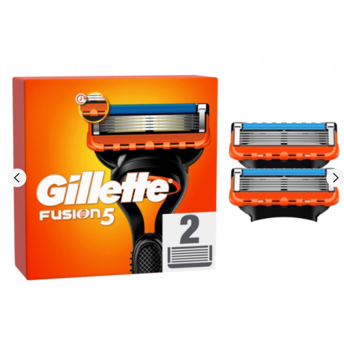 Змінні касети для бритви Gillette Fusion 2 шт