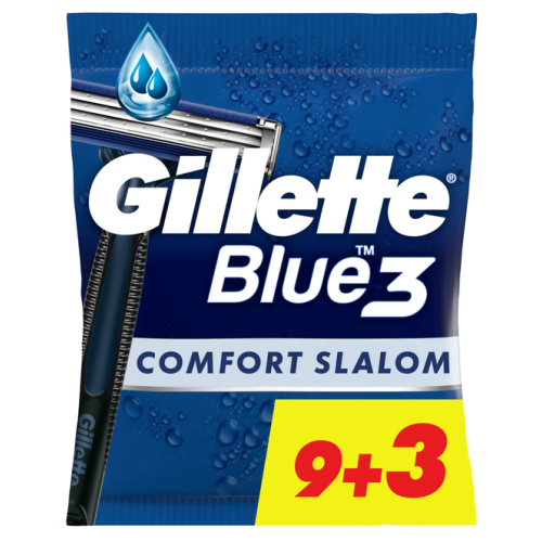 Станки для бритья Gillette одноразовые Blue 3 Comfort Slalom 9+3 шт