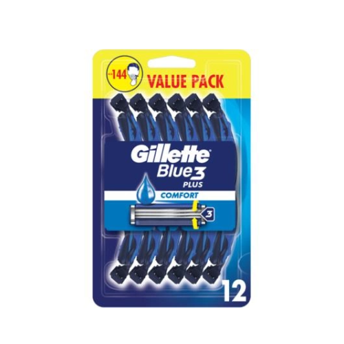 Станки для бритья Gillette одноразовые Blue 3 Plus Comfort 12 шт