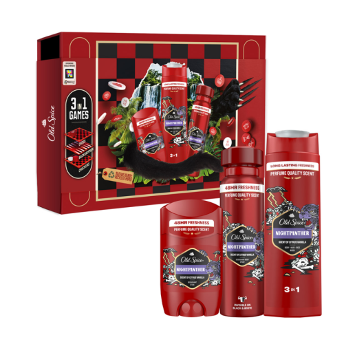 Подарочный набор Old Spice 3-в-1 Night Panther Gamebox