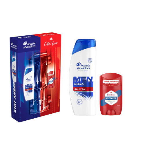 Подарочный набор Шампунь Head&Shoulders Men Old Spice 330 мл+Old Spice стик Whitewater 50 гр