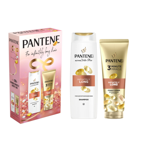 Подарочный набор Pantene Infinitely Long Шампунь 400 мл+Бальзам-ополаскиватель 220 мл