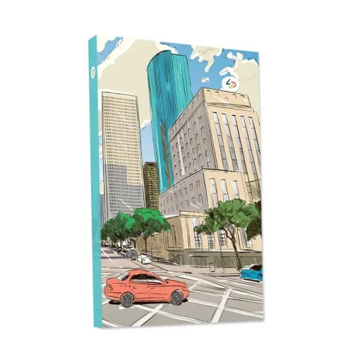 Блокнот Profiplan Streets note А5 mint 80 листов