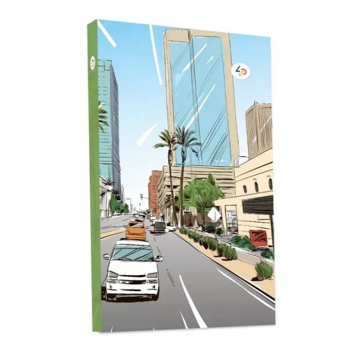 Блокнот Profiplan Streets note А5 green 80 листов