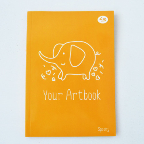 Блокнот Profiplan Artbook Spoony elephant A5 64 листов