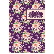 Блокнот Profiplan Golden Flowers purple A5 40 аркушів