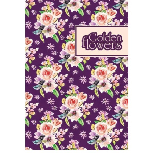 Блокнот Profiplan Golden Flowers purple A5 40 листов