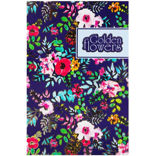 Блокнот Profiplan Golden Flowers violet A5 40 листов