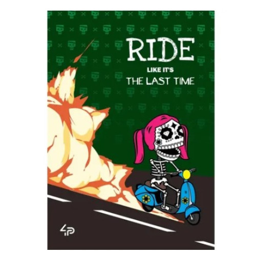 Блокнот Profiplan Skeleton ride A5 48 листов