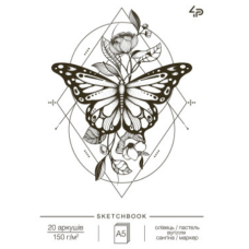 Блокнот Profiplan Tattoo sketchbook twot A5 20 аркушів