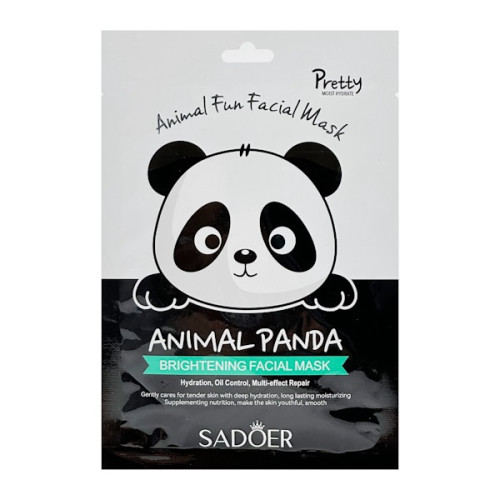 Тканевая маска для лица SADOER 25 г Animal Panda SD58628