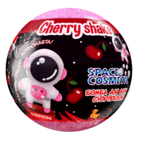 Бомба для ванн Aqua Shine Space Cosmetic 100 гр Вишневый шейк с игрушкой