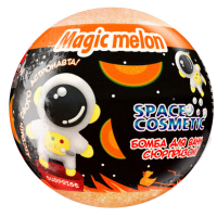 Бомба для ванн Aqua Shine Space Cosmetic 100 гр Магическая дыня с игрушкой