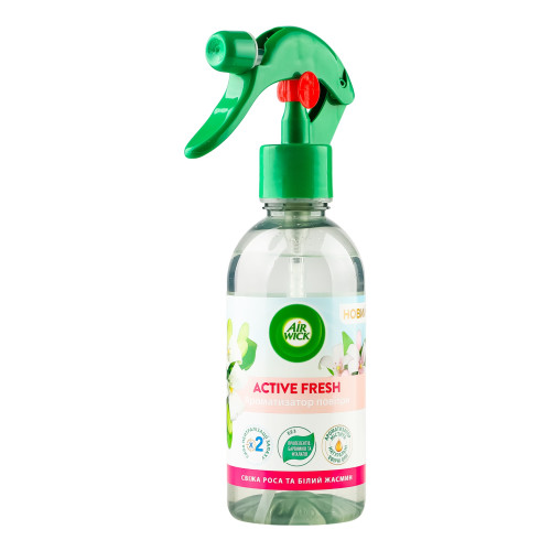 Ароматизатор воздуха Air Wick Active Fresh Свежая роса и белый жасмин 237 мл
