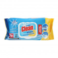 Вологі серветки для прибирання At Home Clean Multi Cleaning Lemon 55 шт