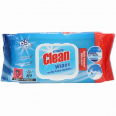 Вологі серветки для прибирання At Home Clean Multi Cleaning 55 шт