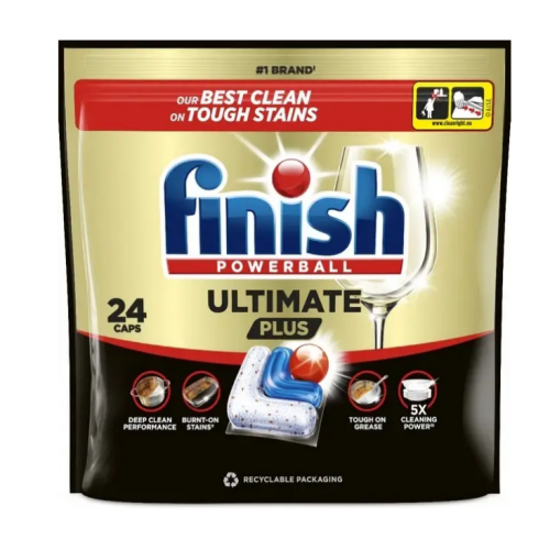 Таблетки для посудомоечной машины Finish Powerball Ultimate Plus 24 шт