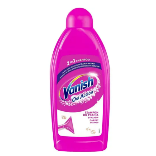 Шампунь Vanish Oxi Action 2 в 1 для миючих пилососів та ручного чищення 500 мл