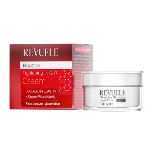 Крем нічний Revuele з колагеном та еластином Bio Active Skin Care 50 мл