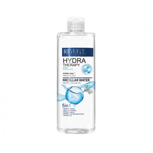 Міцелярна вода Revuele Hydra Therapy Intense 5в1 для обличчя, повік та губ 400 мл