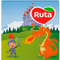 Салфетки столовые Ruta 33х33 Сказка 2 слоя 20 шт