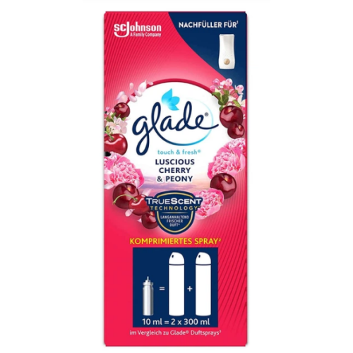 Освіжувач повітря Glade Мікроспрей змінний балончик Luscious Cherry&Peony 10 мл