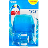 Подвесной очиститель унитаза жидкий Duck Морской 2 шт по 55 мл 