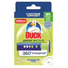 Диски чистоты для унитаза Duck Цитрусовий бриз в дозаторе 6 дисков