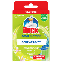 Диски чистоты для унитаза Duck Цитрусовый бриз сменный блок 2 шт