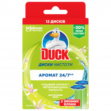 Диски чистоты для унитаза Duck Цитрусовый бриз сменный блок 2 шт