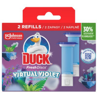 Диски чистоты для унитаза Duck Virtual Violet сменный блок 2 шт