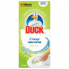 Средство для очистки унитаза Стикер чистоты Duck Цитрус 3 шт