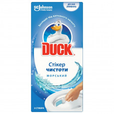 Средство для очистки унитаза Стикер чистоты Duck Морской  3 шт