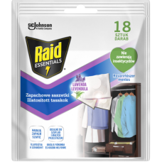 Средство от моли Raid Подушечки Лаванда 18 шт