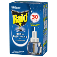Рідина від комарів Raid 30 ночей для електрофумігатора