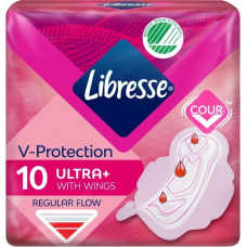 Прокладки Libresse V-Protection Ultra normal soft 10 шт
