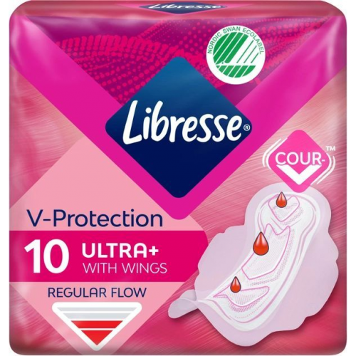 Прокладки Libresse V-Protection Ultra normal soft 10 шт