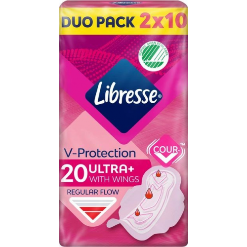 Прокладки Libresse V-Protection Ultra normal soft 20 шт