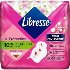 Прокладки Libresse Ultra Normal Wing Aloe Vera&Camomile 10 шт 