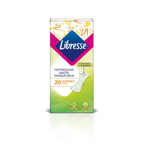 Прокладки щоденні  Libresse Dailies Natural Care Regular 20 шт