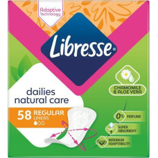 Прокладки щоденні Dailies Natural Care Regular 58 шт 