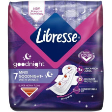 Прокладки Libresse Maxi Goodnight 7 шт