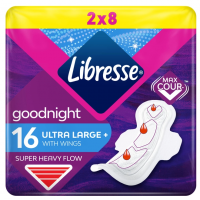 Прокладки Libresse Ultra Goodnight Large soft 16 шт