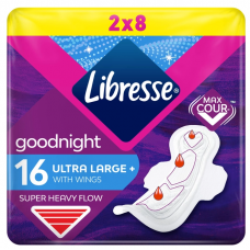 Прокладки Libresse Ultra Goodnight Large soft 16 шт