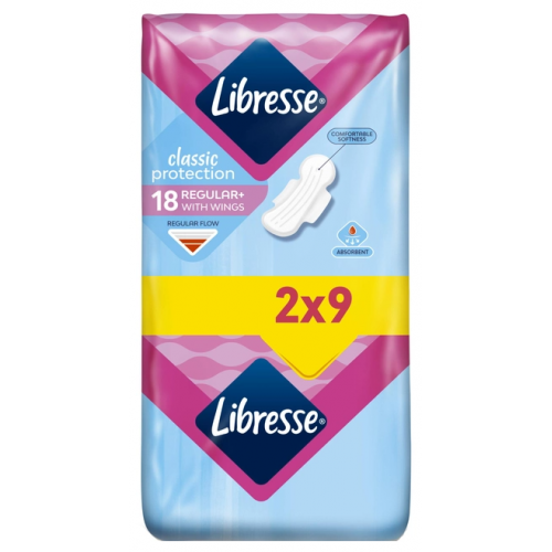 Прокладки Libresse Classic Protection Regular 18 шт